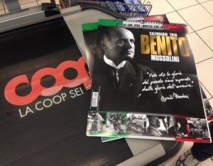 Calendario di Mussolini alla Coop